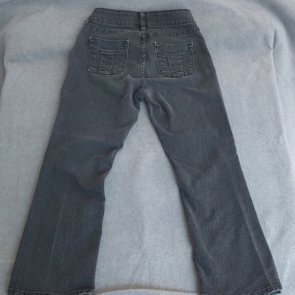 Lee Women's Dark Gray Flare Jeans 8P - Picture 3 of 6